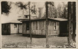 President's Sleeping Rooms,. Summer White House Postcard