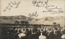 President Taft, Opening of Gunnison Tunnel Montrose, CO Postcard Postcard Postcard