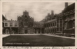 Peterhouse, 1st Court, Cambridge Postcard