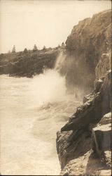 Blue Head Cliffs Mount Desert, ME Postcard Postcard Postcard