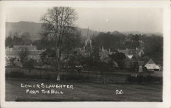 Lower Slaughter From the Hill Postcard
