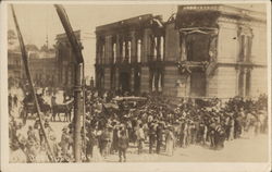 Destroyed Building, Meixcan Revolution Mexico Postcard Postcard Postcard