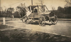 Old Wooden Car, Parade? Postcard