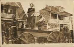 Votes for Women Suffrage Parade Float Postcard