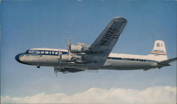 United DC-7 Aircraft