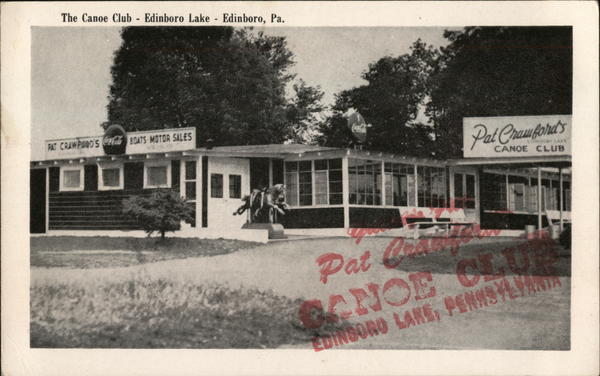 The Canoe Club, Edinboro Lake Pennsylvania