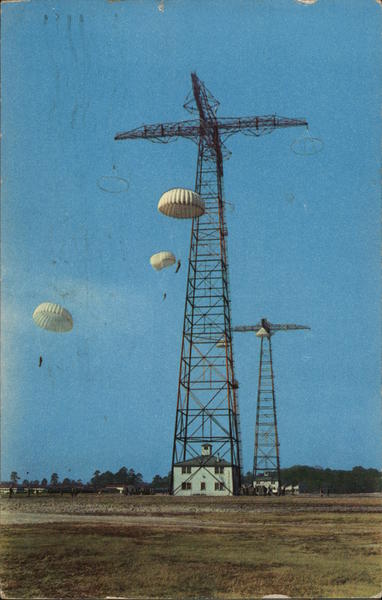 Parachute Training Towers Fort Benning Georgia Jack Taylor