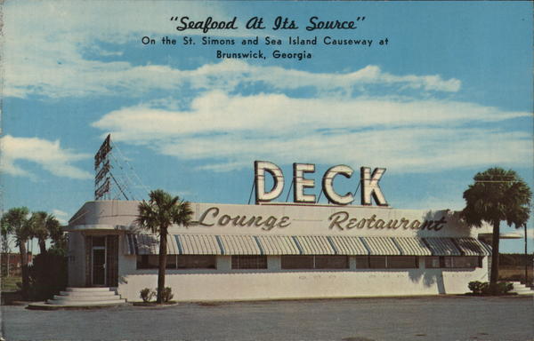 Deck Lounge Restaurant Brunswick Georgia