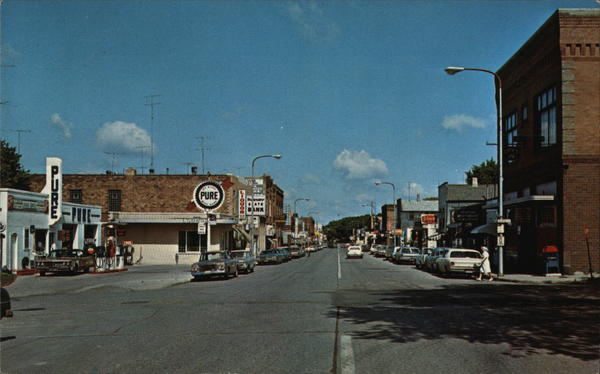 Main Street Scene Ortonville Minnesota