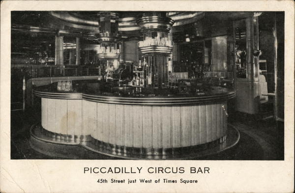 Piccadilly Circus Bar, Hotel Piccadilly New York City