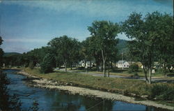 By a Babbling Brook Franconia, NH Postcard Postcard Postcard