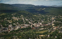 Bird's Eye View of Littleton New Hampshire Postcard Postcard Postcard