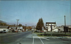 Franconia Center and Main Street New Hampshire Postcard Postcard Postcard
