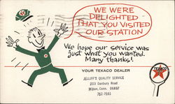 Jelliff's Quality Service Texaco Postcard