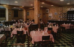 Main Dining Room, Boone's Restaurant Postcard