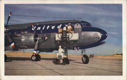 United Airlines Postcard
