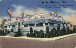 Zinn's Modern Diner Lancaster, PA Postcard Postcard Postcard