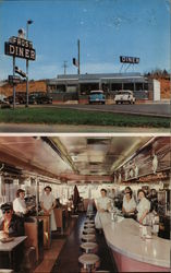 Views of Frost Diner Postcard