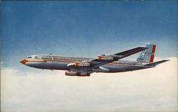 American Airlines Jet 707 Postcard