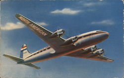 North American Airlines Postcard