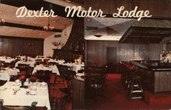 Dexter Motor Lodge Maine Postcard Postcard Postcard