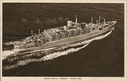 Orient Line S.S. "Oronsay" Postcard