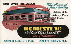 Homestead Restaurant Postcard