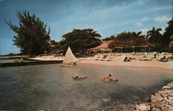 Sunset Lodge Beach Club Postcard