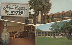 Jekyll Estates Motel Jekyll Island, GA Postcard Postcard Postcard