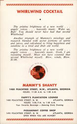 Mammy's Shanty Restaurant Atlanta, GA Postcard Postcard Postcard