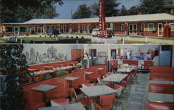 Southland Motel and Threatts Restaurant Commerce, GA Postcard Postcard Postcard