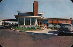 Tourinns Motor Courts Postcard