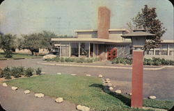 Tourinns Motor Courts Postcard