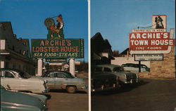 Archie's Restaurants Postcard