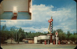 Ideal Motel Rawlins, WY Postcard Postcard Postcard