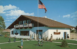 Frankenmuth Scout Building Michigan Postcard Postcard Postcard