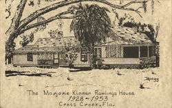 The Marjorie Kinnan Rawlings House 1928-1953 Cross Creek, FL Postcard Postcard Postcard