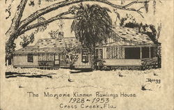 The Marjorie Kinnan Rawlings House 1928-1953 Postcard