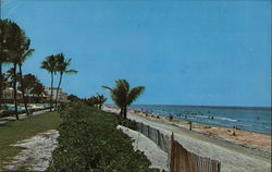 Beautiful Sandy Beach Delray Beach, FL Postcard Postcard Postcard