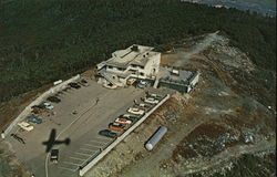 Aerial View of Sky Line Inn Postcard
