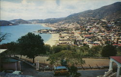 View From Bluebeard's Castle in the Virgin Islands Postcard