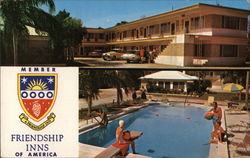 Town House Motor Lodge Postcard