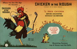 Chicken in the Rough Postcard