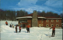 The Ski Lodge, Grossinger's New York Postcard Postcard Postcard