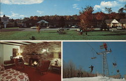 Yankee Motor Lodge Lenox, MA Postcard Postcard Postcard