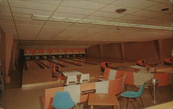 Northern Bowling Lane Postcard