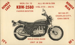 KBW-2580, Farris Benton Postcard