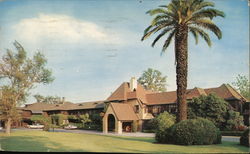 View of Main Building, Las Encinas Hospital Pasadena, CA Postcard Postcard Postcard
