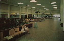 Interior of Metropolitan Airport Postcard