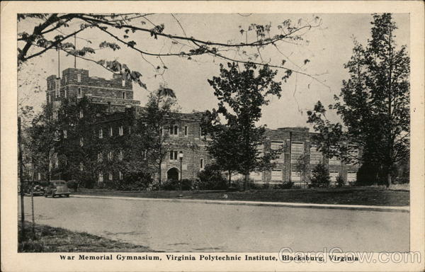 War Memoiral Gymnasium Blacksburg Virginia